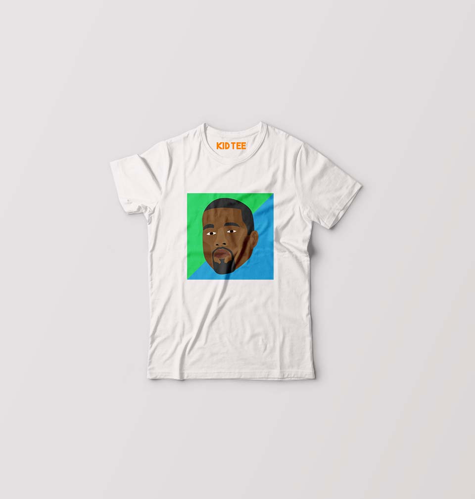 Kanye West Kids T-Shirt for Boy/Girl-White-Ektarfa.online
