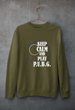 Load image into Gallery viewer, PUBG Keep Calm And Play Pubg Unisex Sweatshirt for Men/Women-Olive Green-Ektarfa.online
