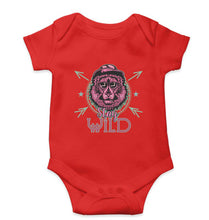 Load image into Gallery viewer, Stay Wild Kids Romper For Baby Boy/Girl-0-5 Months(18 Inches)-Red-Ektarfa.online
