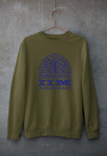Load image into Gallery viewer, IIM Ahmedabad Unisex Sweatshirt for Men/Women-S(40 Inches)-Olive Green-Ektarfa.online
