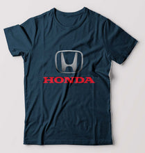 Load image into Gallery viewer, Honda T-Shirt for Men-S(38 Inches)-Petrol Blue-Ektarfa.online
