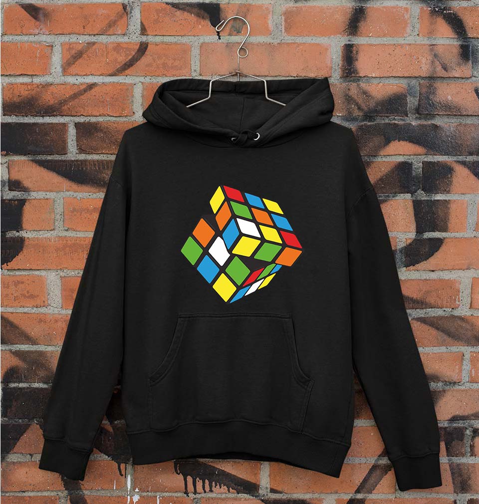Rubik's Cube Unisex Hoodie for Men/Women-Black-Ektarfa.online