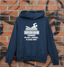 Load image into Gallery viewer, Swimming Unisex Hoodie for Men/Women-Navy Blue-Ektarfa.online
