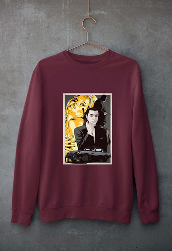 James Bond 007 Unisex Sweatshirt for Men/Women-Maroon-Ektarfa.online