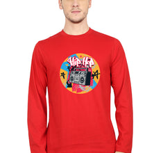 Load image into Gallery viewer, Hip Hop Full Sleeves T-Shirt for Men-Red-Ektarfa.online
