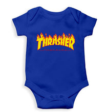 Load image into Gallery viewer, Thrasher Kids Romper For Baby Boy/Girl-0-5 Months(18 Inches)-Royal Blue-Ektarfa.online
