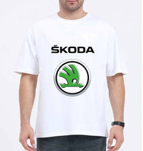 Load image into Gallery viewer, Skoda Oversized T-Shirt for Men-White-Ektarfa.online
