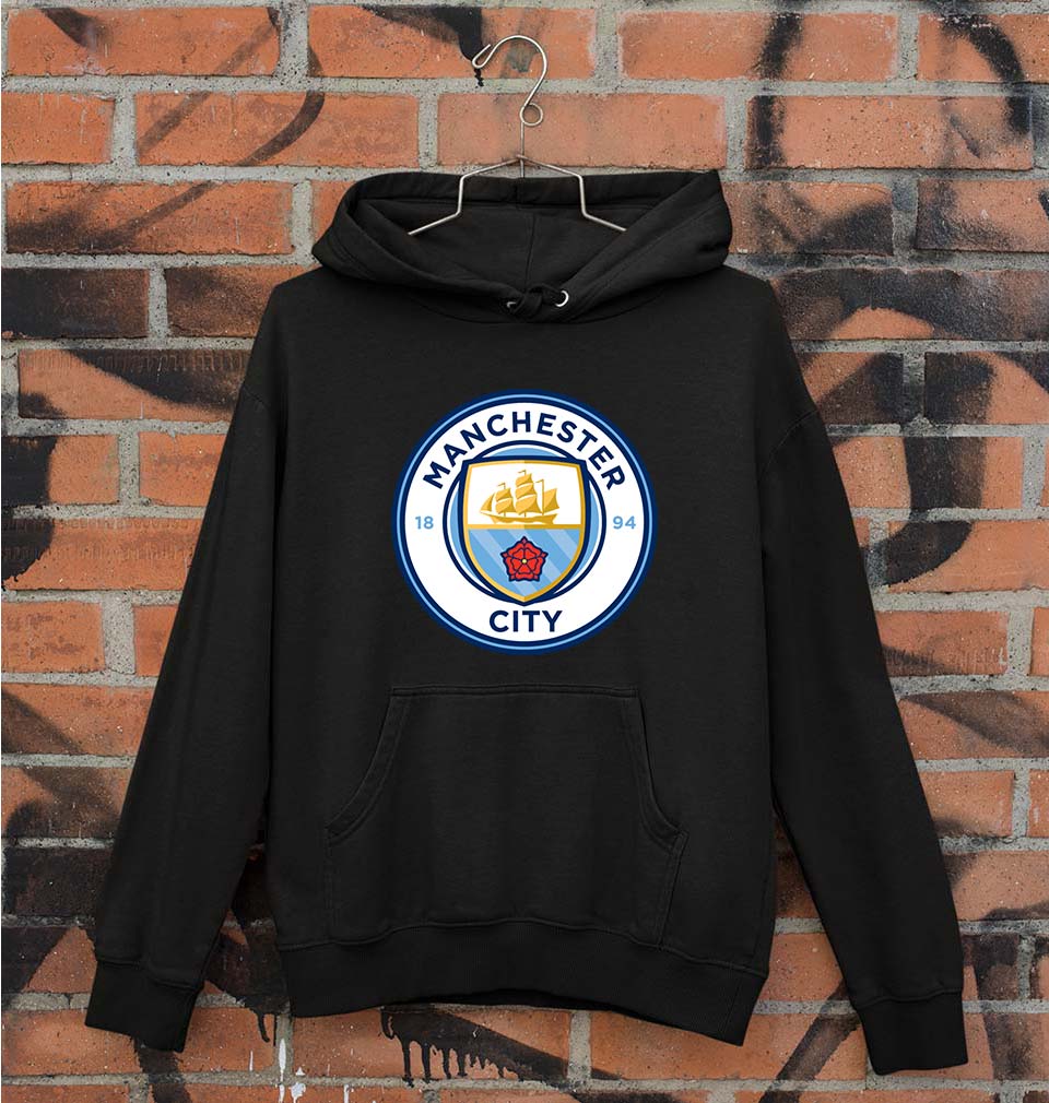 Manchester City Unisex Hoodie for Men/Women-S(40 Inches)-Black-Ektarfa.online