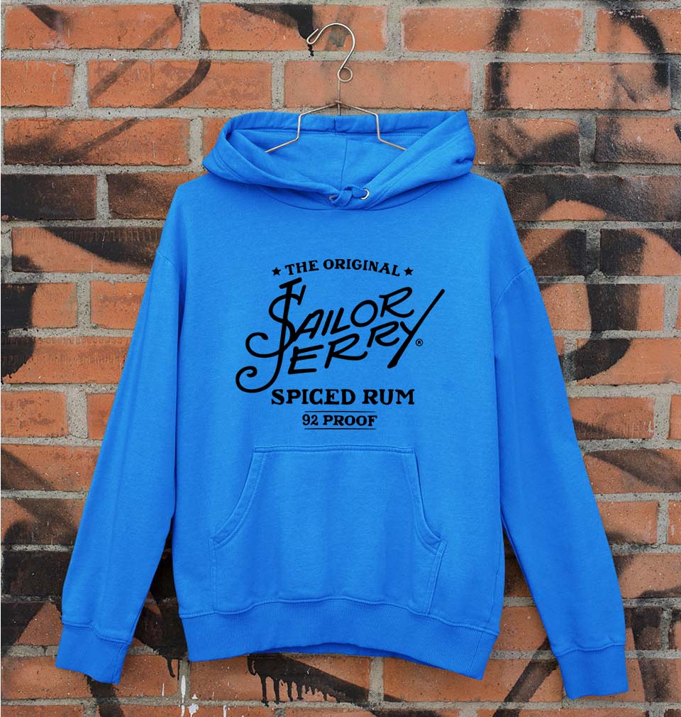 Sailor-Jerry Unisex Hoodie for Men/Women-Royal Blue-Ektarfa.online