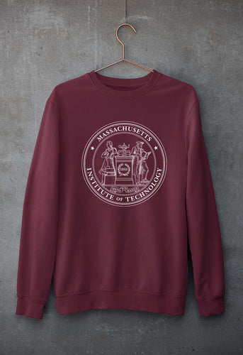 MIT Unisex Sweatshirt for Men/Women-Maroon-Ektarfa.online
