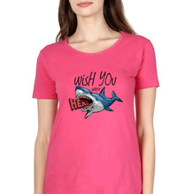 Load image into Gallery viewer, Shark T-Shirt for Women-XS(32 Inches)-Pink-Ektarfa.online
