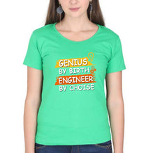 Load image into Gallery viewer, Genius Engineer T-Shirt for Women-flag green-Ektarfa.online
