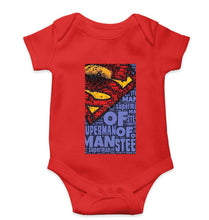 Load image into Gallery viewer, Superman Superhero Kids Romper For Baby Boy/Girl-0-5 Months(18 Inches)-RED-Ektarfa.online
