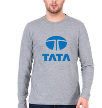 Load image into Gallery viewer, Tata Full Sleeves T-Shirt for Men-Grey Melange-Ektarfa.online
