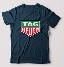 Load image into Gallery viewer, TAG Heuer T-Shirt for Men-S(38 Inches)-Petrol Blue-Ektarfa.online
