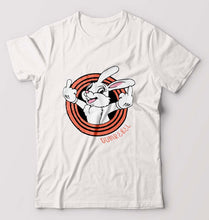 Load image into Gallery viewer, Domrebel Bunny T-Shirt for Men-White-Ektarfa.online
