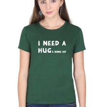 Load image into Gallery viewer, Bong T-Shirt for Women-Dark Green-Ektarfa.online

