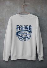 Load image into Gallery viewer, Fishing Unisex Sweatshirt for Men/Women-Grey Melange-Ektarfa.online
