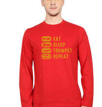 Load image into Gallery viewer, Trumpet Full Sleeves T-Shirt for Men-Red-Ektarfa.online
