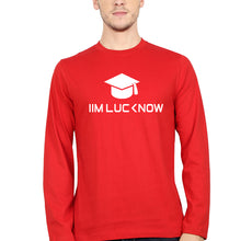 Load image into Gallery viewer, IIM L Lucknow Full Sleeves T-Shirt for Men-S(38 Inches)-Red-Ektarfa.online
