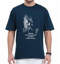 Load image into Gallery viewer, Kurt Cobain Oversized T-Shirt for Men-Petrol Blue-Ektarfa.online
