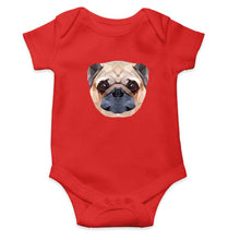 Load image into Gallery viewer, PUG_01 Kids Romper For Baby Boy/Girl-0-5 Months(18 Inches)-RED-Ektarfa.online
