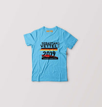 Load image into Gallery viewer, Sebastian Vettel F1 Ferrari Kids T-Shirt for Boy/Girl-Light Blue-Ektarfa.online
