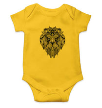 Load image into Gallery viewer, LION Kids Romper For Baby Boy/Girl-0-5 Months(18 Inches)-Yellow-Ektarfa.online
