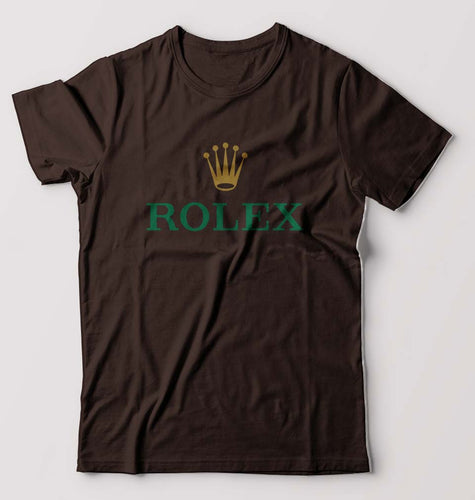 Rolex T-Shirt for Men-Coffee Brown-Ektarfa.online
