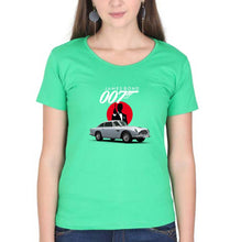 Load image into Gallery viewer, James Bond (007) T-Shirt for Women-flag green-Ektarfa.online
