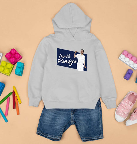 Hardik Pandya Kids Hoodie for Boy/Girl-Grey-Ektarfa.online
