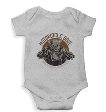 Load image into Gallery viewer, Motercycle Born To Ride Kids Romper For Baby Boy/Girl-0-5 Months(18 Inches)-Grey-Ektarfa.online
