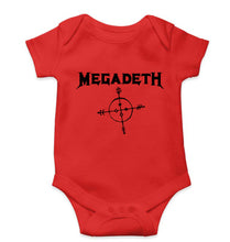 Load image into Gallery viewer, Megadeth Kids Romper For Baby Boy/Girl-0-5 Months(18 Inches)-Red-Ektarfa.online
