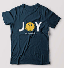 Load image into Gallery viewer, Joy Emoji T-Shirt for Men-Petrol Blue-Ektarfa.online
