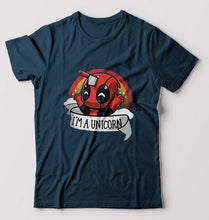Load image into Gallery viewer, Deadpool Unicorn T-Shirt for Men-Petrol Blue-Ektarfa.online
