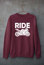 Load image into Gallery viewer, Ride Superbike Unisex Sweatshirt for Men/Women-Maroon-Ektarfa.online
