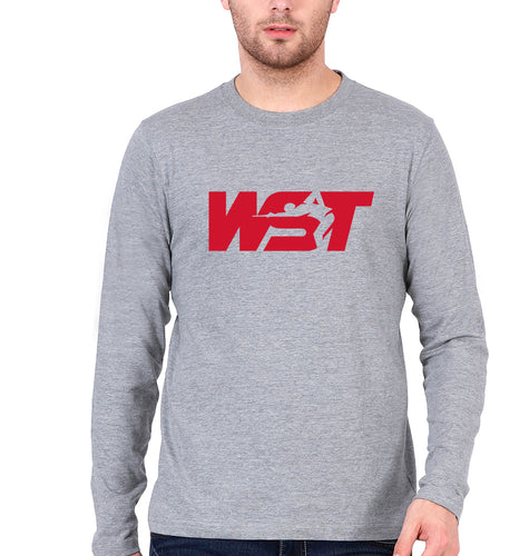 World Snooker (WST) Full Sleeves T-Shirt for Men-Grey Melange-Ektarfa.online