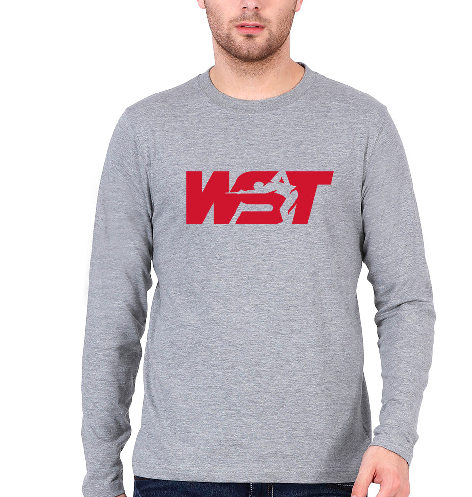 World Snooker (WST) Full Sleeves T-Shirt for Men-Grey Melange-Ektarfa.online