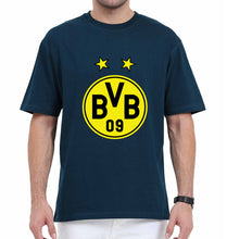 Load image into Gallery viewer, Borussia Dortmund Oversized T-Shirt for Men-Petrol Blue-Ektarfa.online
