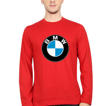 Load image into Gallery viewer, BMW Full Sleeves T-Shirt for Men-Red-Ektarfa.online
