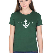 Load image into Gallery viewer, NAvy Army T-Shirt for Women-Dark Green-Ektarfa.online
