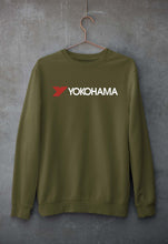 Load image into Gallery viewer, Yokohama Unisex Sweatshirt for Men/Women-S(40 Inches)-Olive Green-Ektarfa.online

