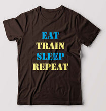 Load image into Gallery viewer, Gym T-Shirt for Men-Coffee Brown-Ektarfa.online
