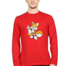 Load image into Gallery viewer, Tails Sonic Full Sleeves T-Shirt for Men-Red-Ektarfa.online

