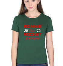 Load image into Gallery viewer, Ronnie O&#39;Sullivan Snooker T-Shirt for Women-Dark Green-Ektarfa.online
