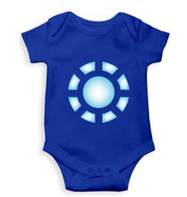 Load image into Gallery viewer, ARC REACTOR Iron Man Superhero Kids Romper For Baby Boy/Girl-0-5 Months(18 Inches)-Royal Blue-Ektarfa.online
