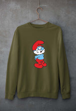 Load image into Gallery viewer, Papa Smurf Unisex Sweatshirt for Men/Women-Olive Green-Ektarfa.online
