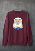 Load image into Gallery viewer, Eagle Unisex Sweatshirt for Men/Women-S(40 Inches)-Maroon-Ektarfa.online
