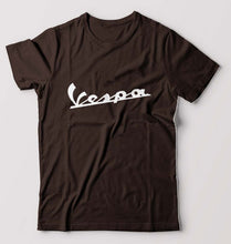 Load image into Gallery viewer, Vespa T-Shirt for Men-Coffee Brown-Ektarfa.online

