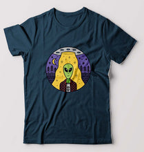 Load image into Gallery viewer, Alien T-Shirt for Men-Petrol Blue-Ektarfa.online
